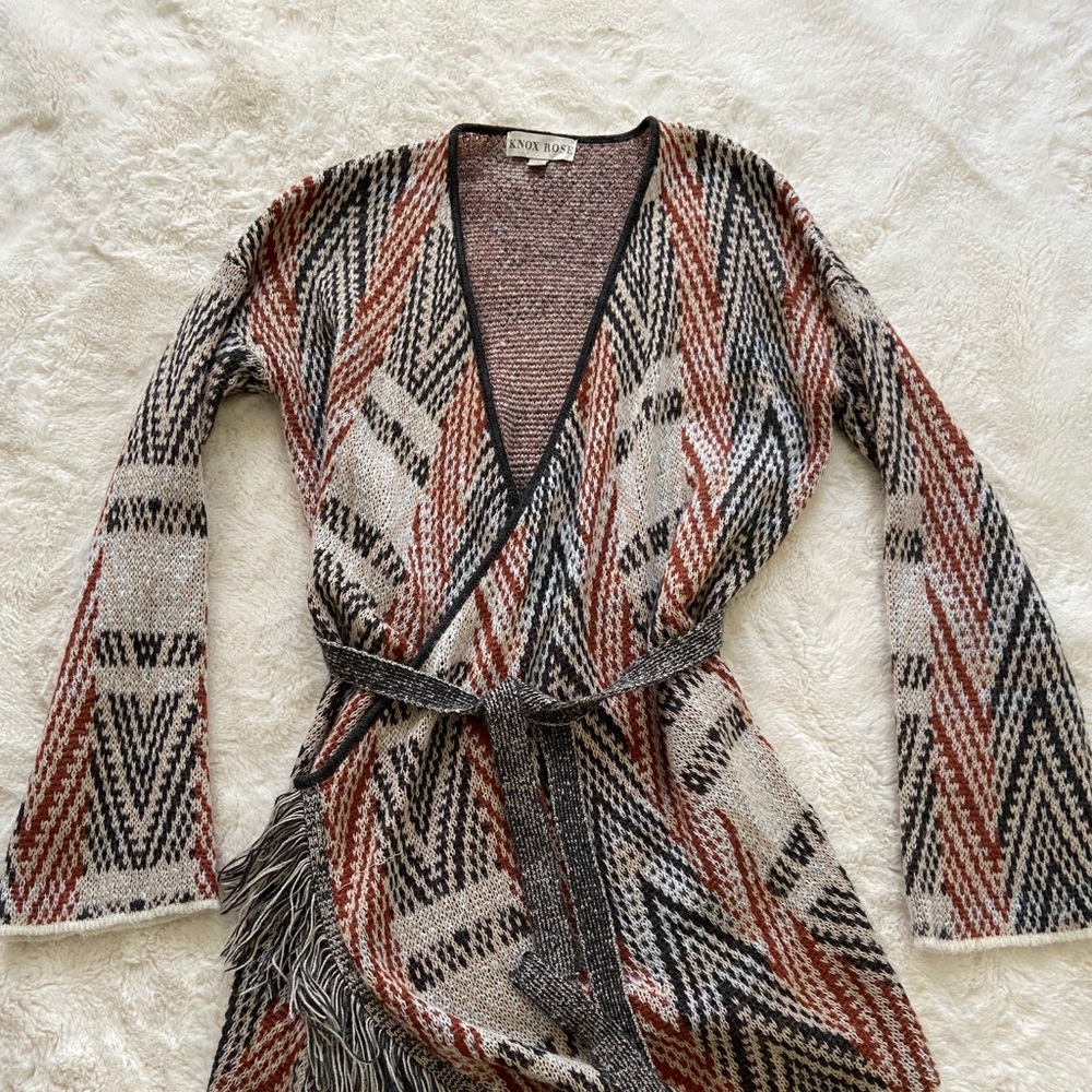 Softest wrap sweater